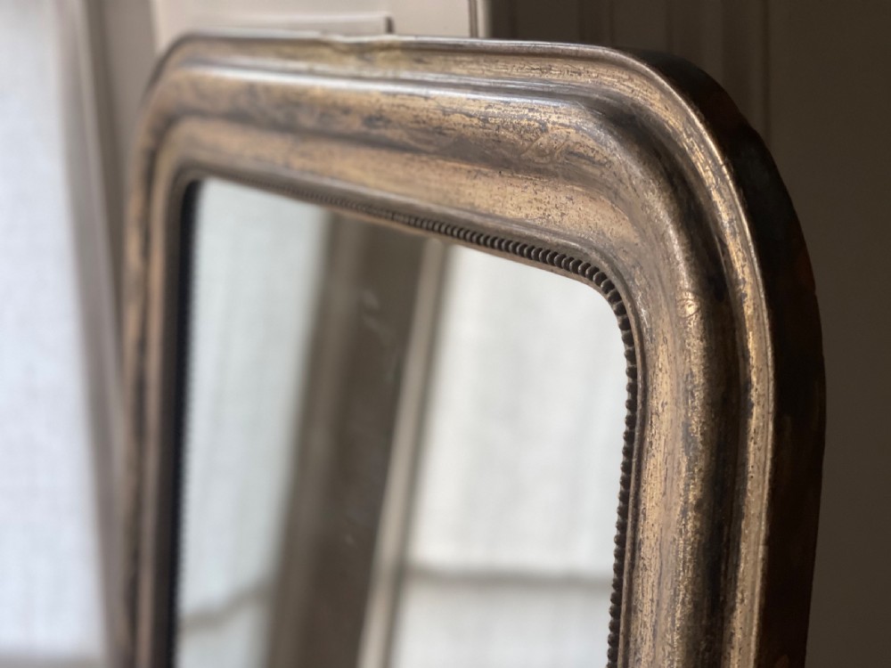 Antique French gilt Louis Philippe mirror View X