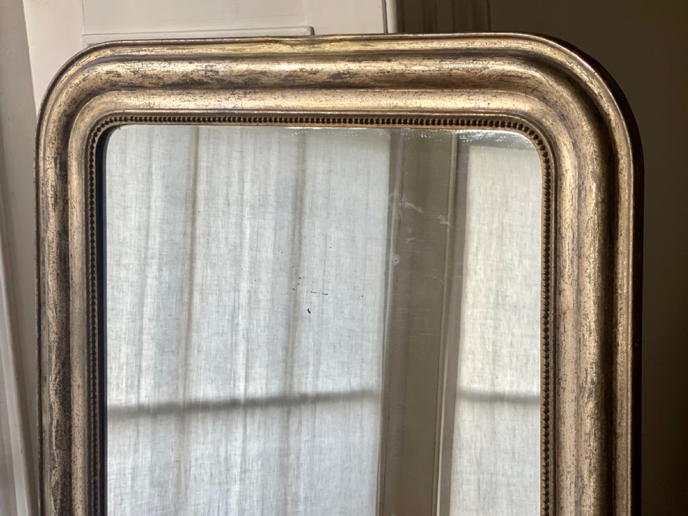 Antique French gilt Louis Philippe mirror View XI
