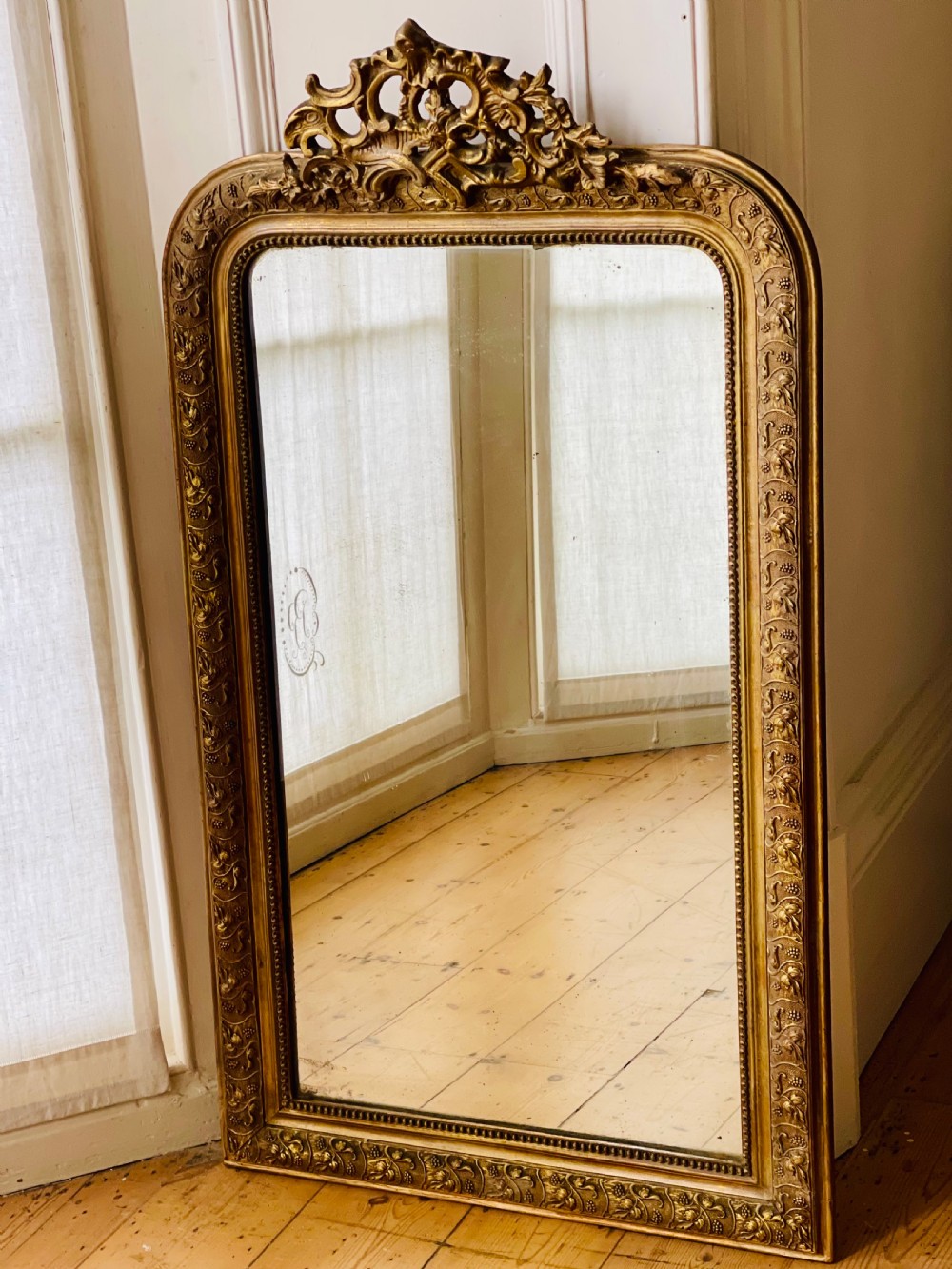 19th century French  Louis XV mirror