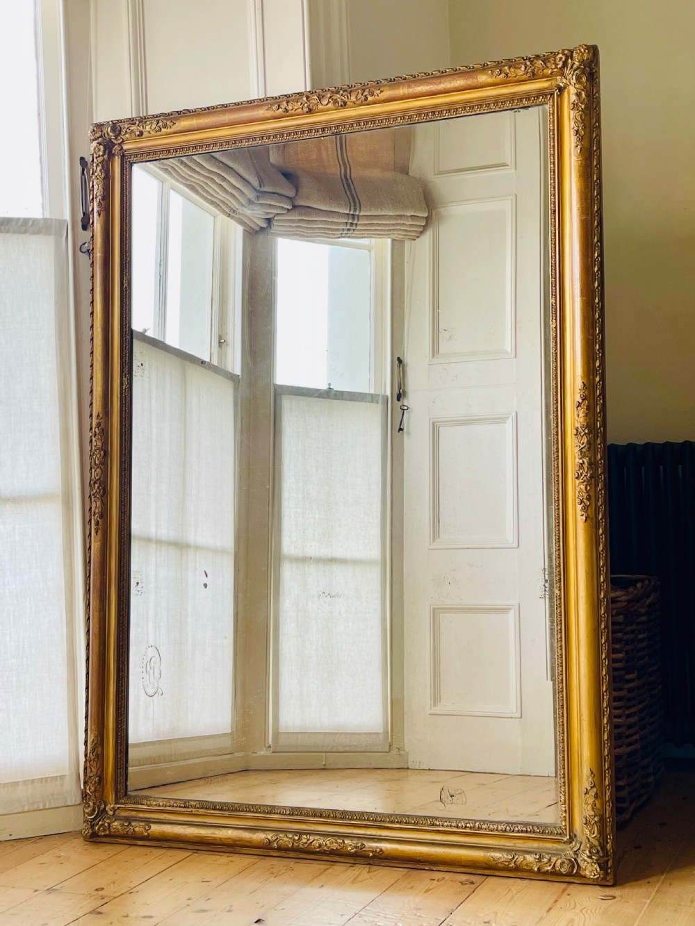 19th century French gilt mirror c1880 - mercury glass View IV