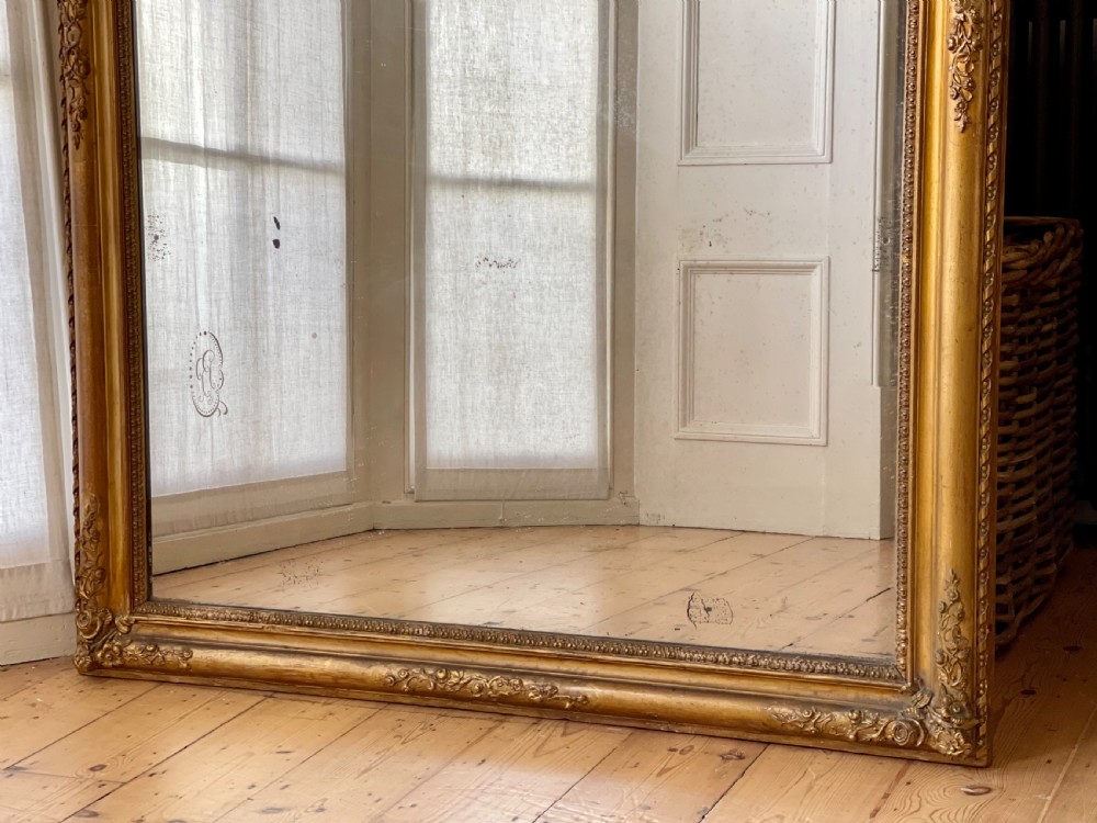 19th century French gilt mirror c1880 - mercury glass View VII