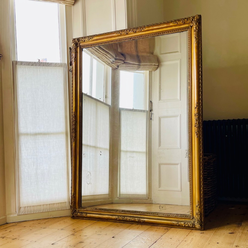 19th century French gilt mirror c1880 - mercury glass View VIII