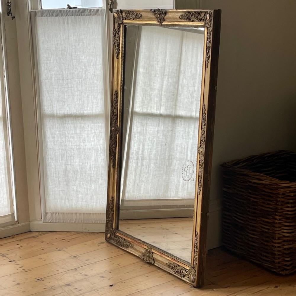 19th century French gilt Empire mirror c1830 View XV