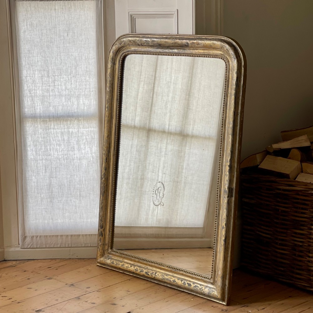 19th century French gilt Louis Philippe mirror c1860 View II