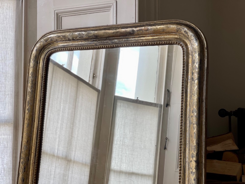 19th century French gilt Louis Philippe mirror c1860 View IV