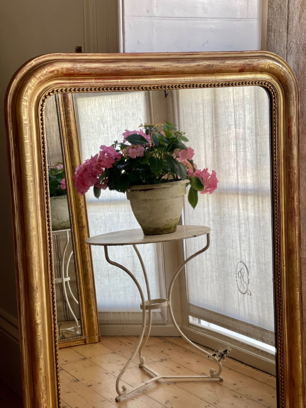 19th century French gilt Louis Philippe mirror c1860 View III