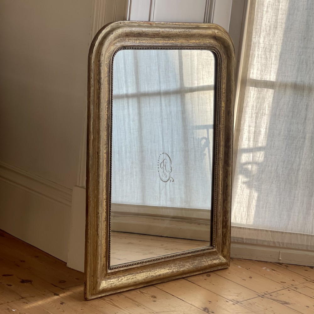 19th century French gilt Louis Philippe mirror
 View VI