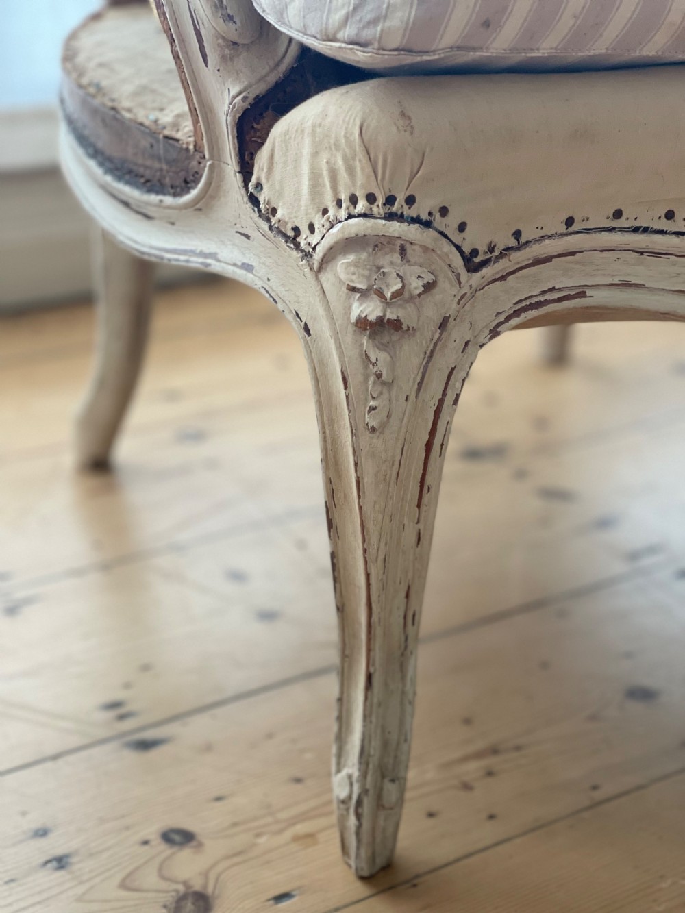Pair of antique French armchairs View VIII