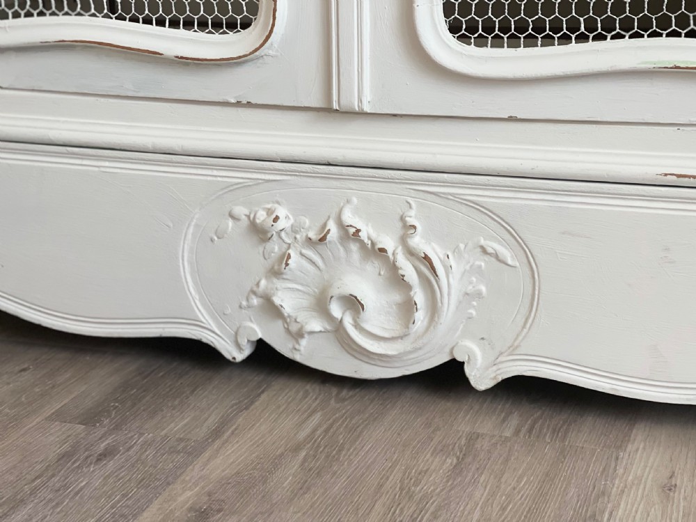 Antique French armoire wardrobe  View II
