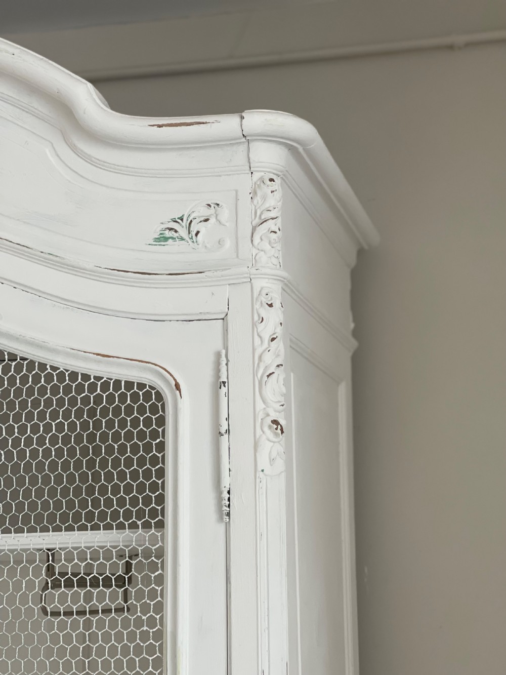 Antique French armoire wardrobe  View III