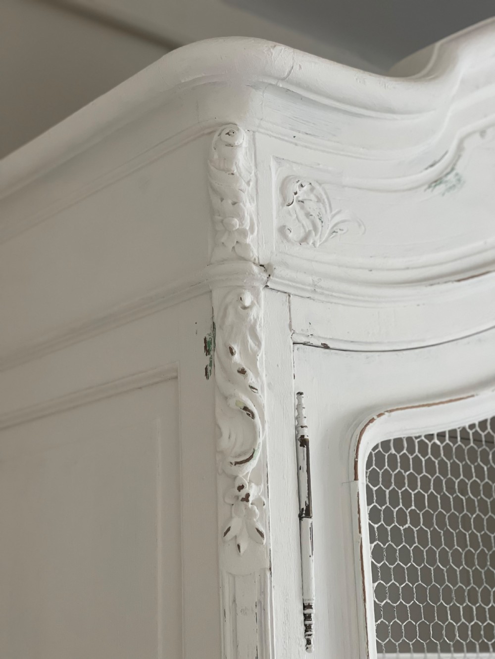 Antique French armoire wardrobe  View IV