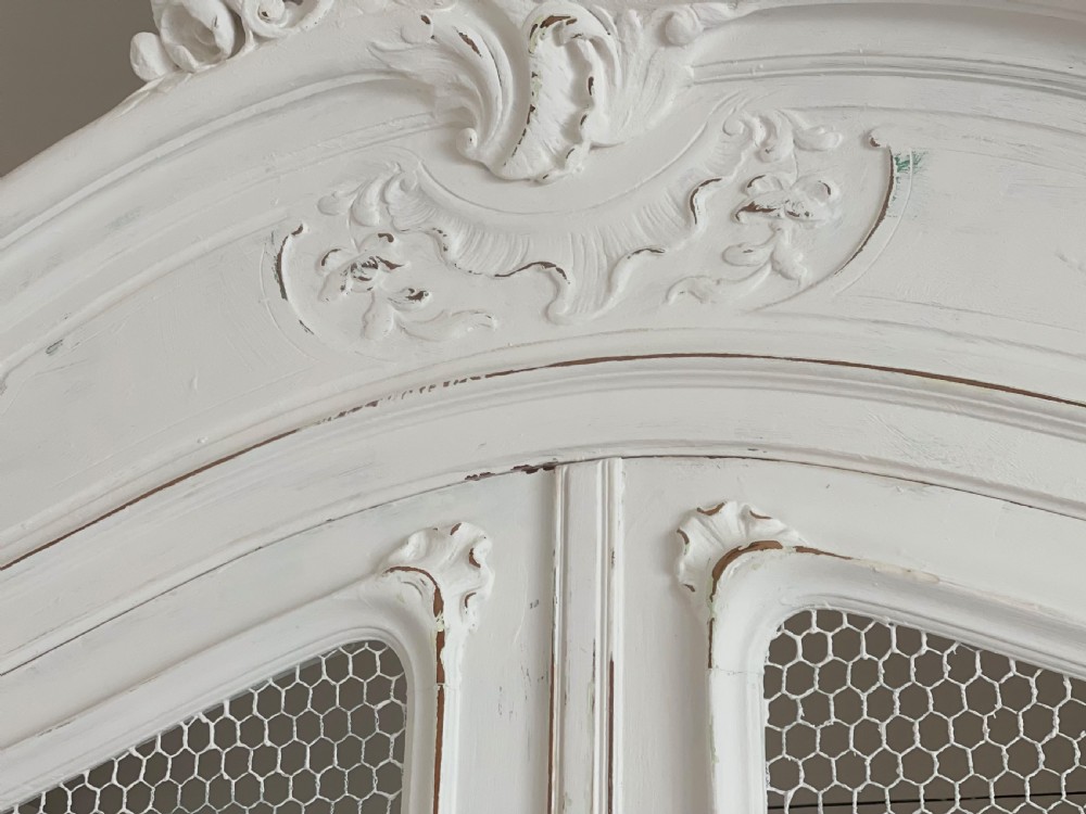 Antique French armoire wardrobe  View V