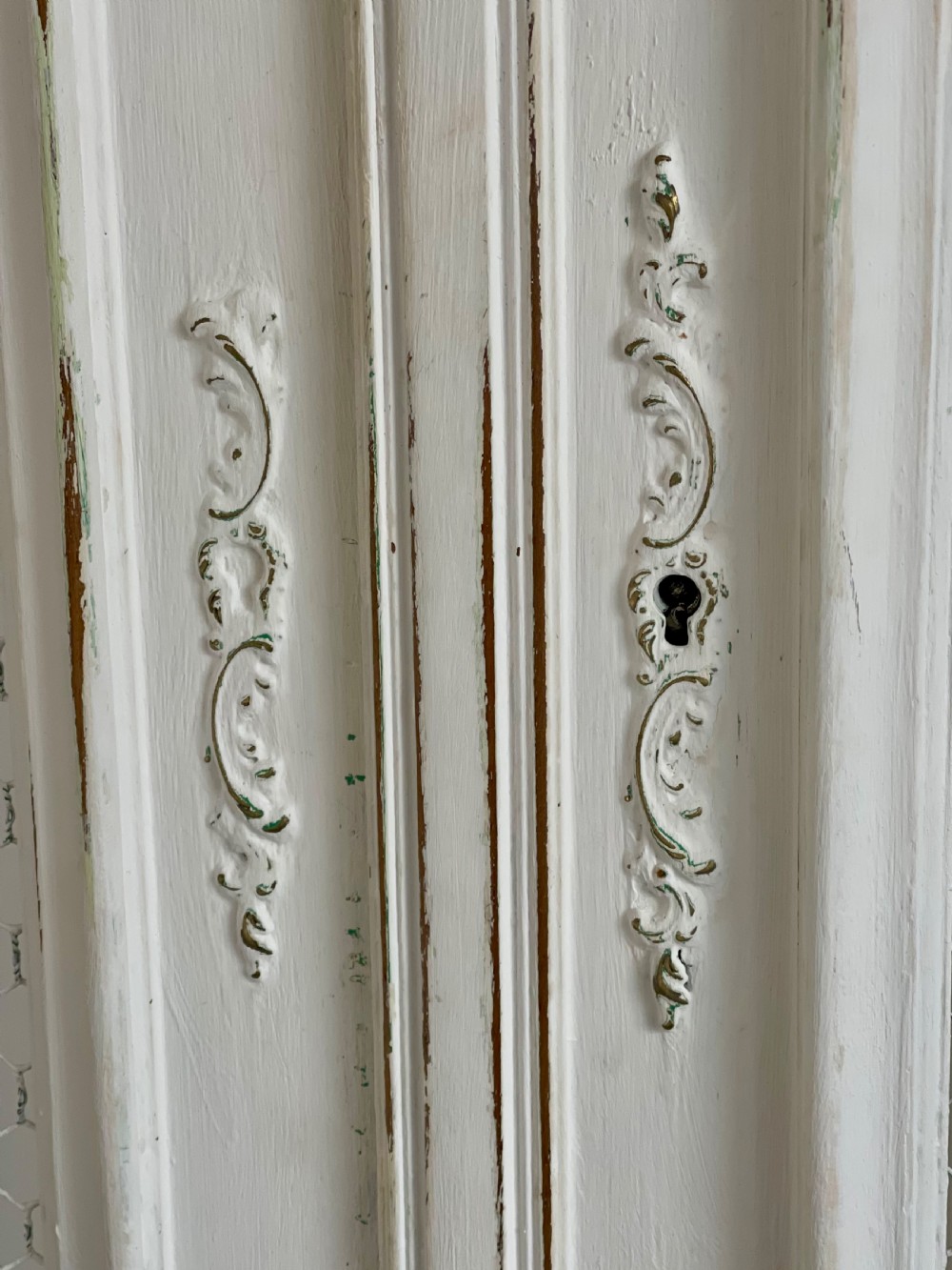 Antique French armoire wardrobe  View VIII