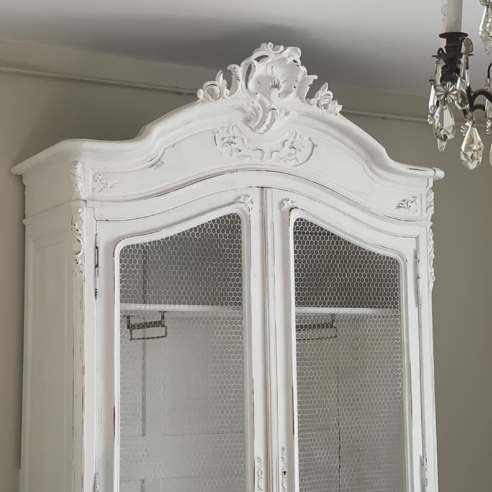 Antique French armoire wardrobe  View XII