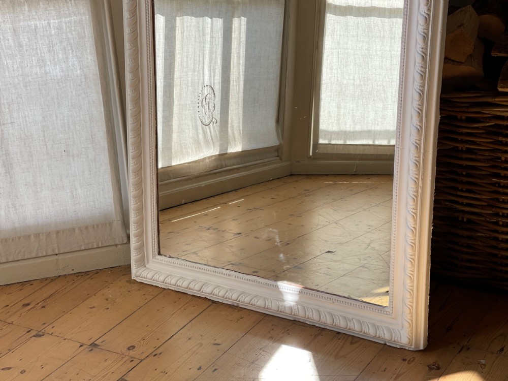 Antique French Louis XV painted mirror  View V
