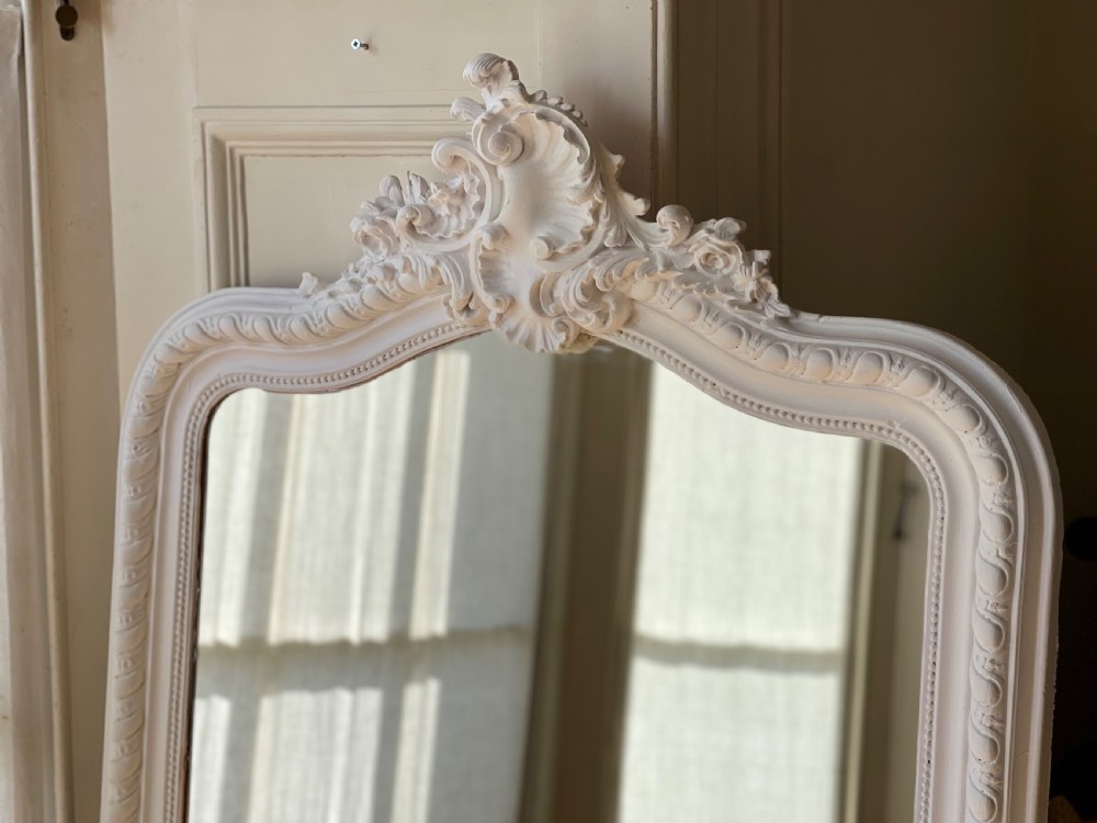 Antique French Louis XV painted mirror  View VIII