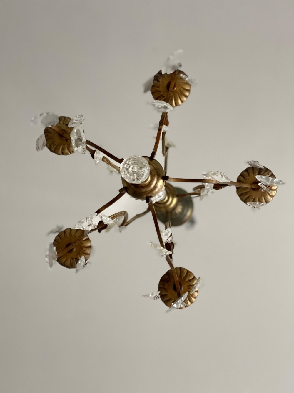 Antique French cage chandelier - rewired View VIII