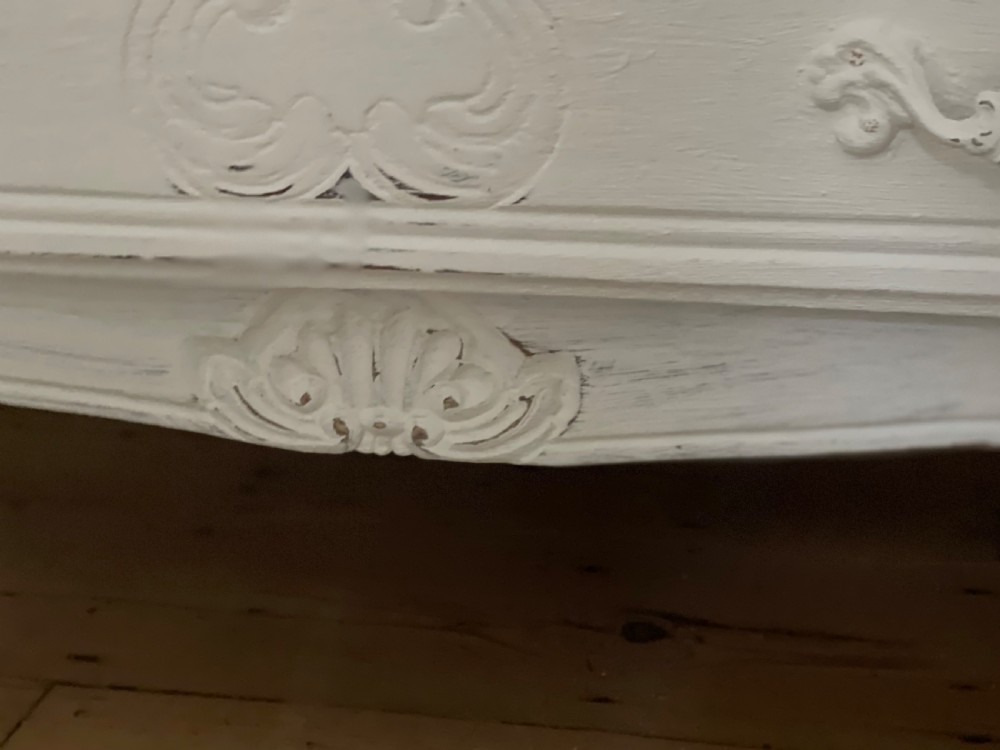 Antique French painted chest of drawers View IX
