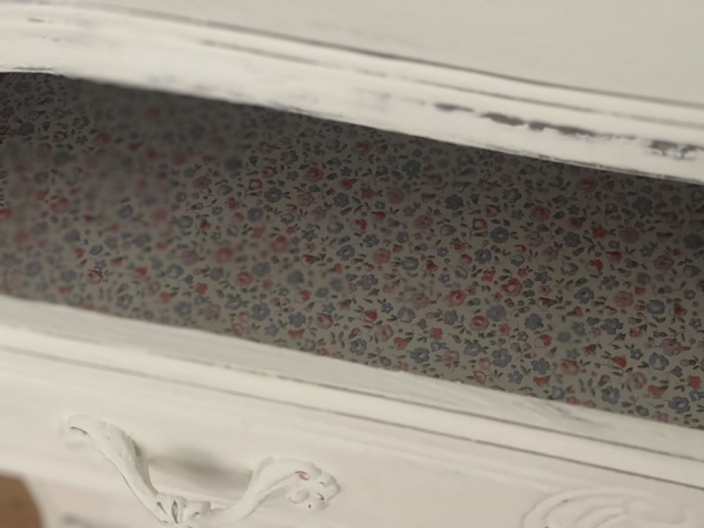 Antique French painted chest of drawers View XV