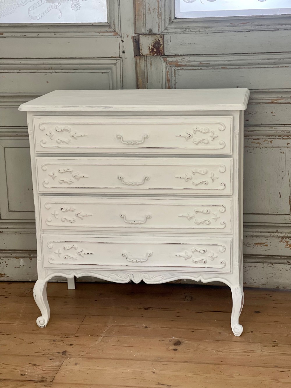 Antique French oak drawers