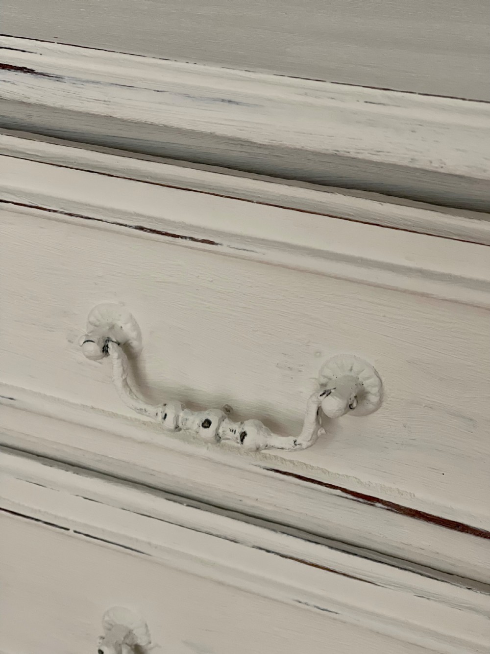 Antique French oak drawers View II