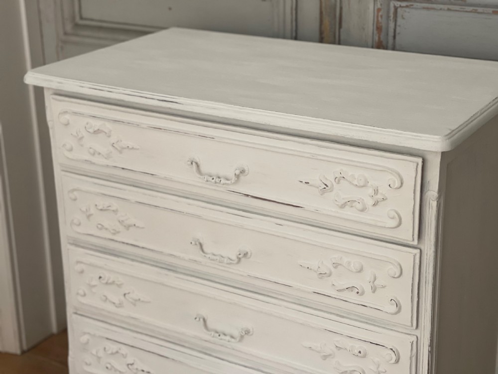 Antique French oak drawers View III