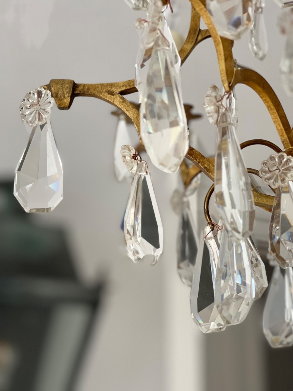 Antique French cage chandelier - rewired View IV