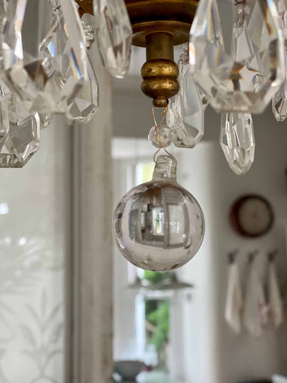 Antique French cage chandelier - rewired View VIII