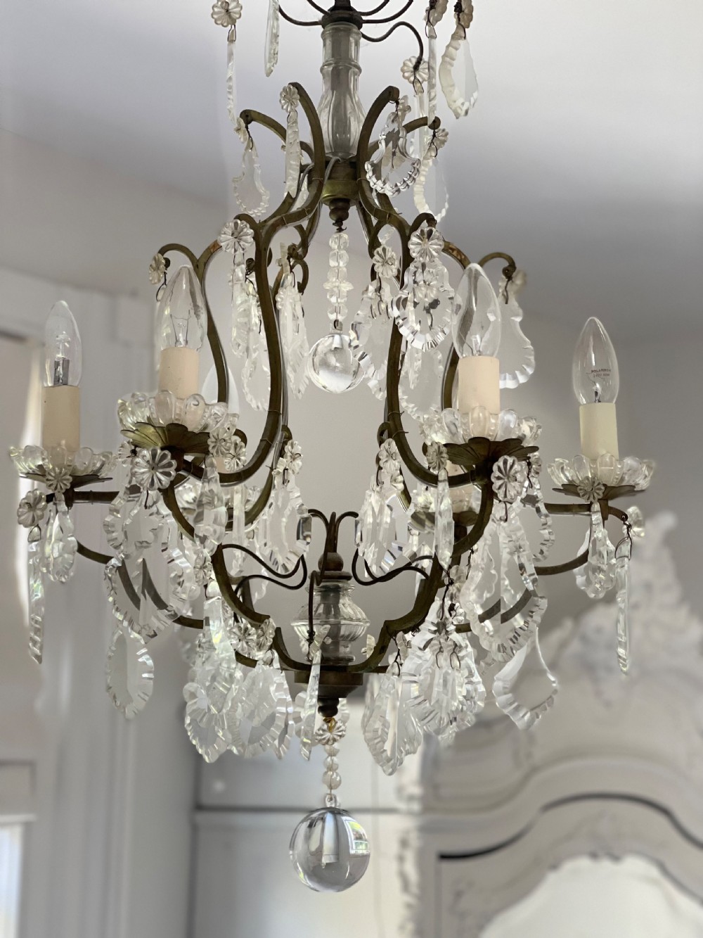 Antique French chandelier  View V
