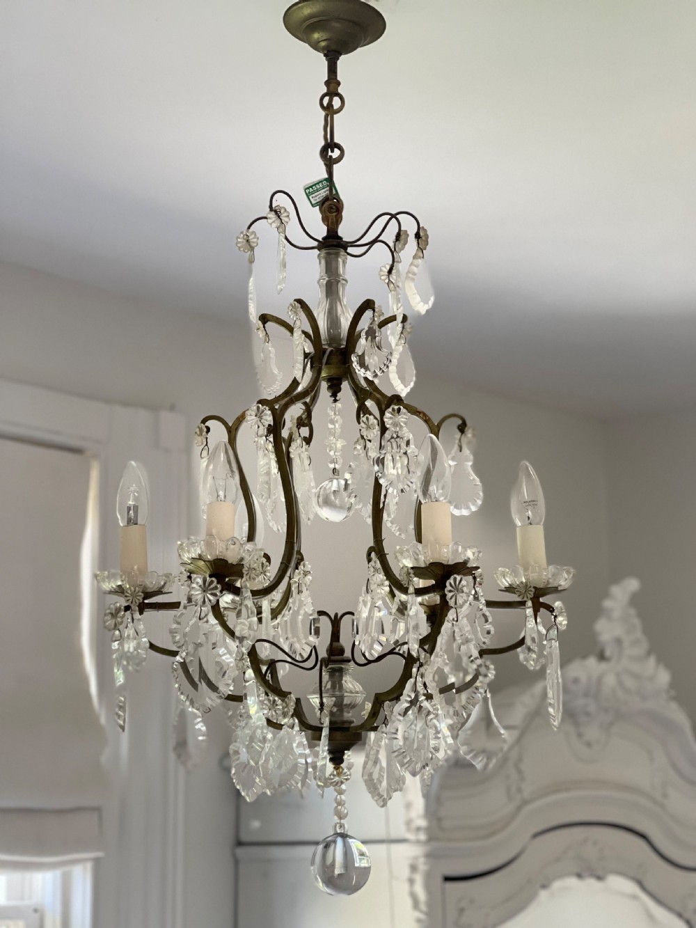 Antique French chandelier  View VI