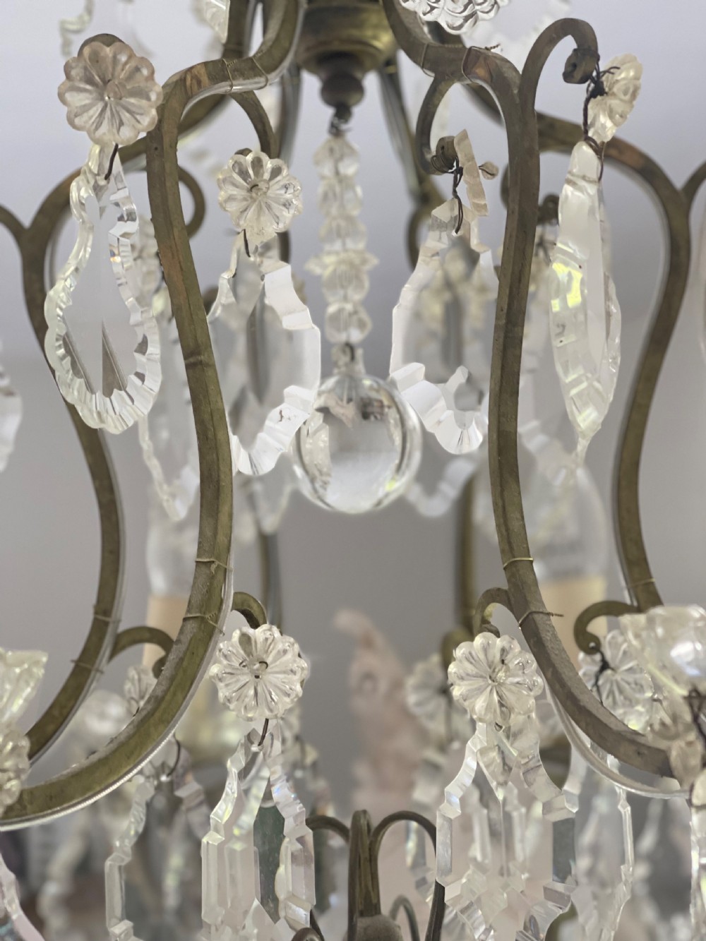 Antique French chandelier  View VII