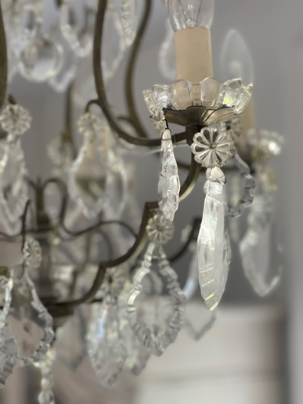 Antique French chandelier  View X