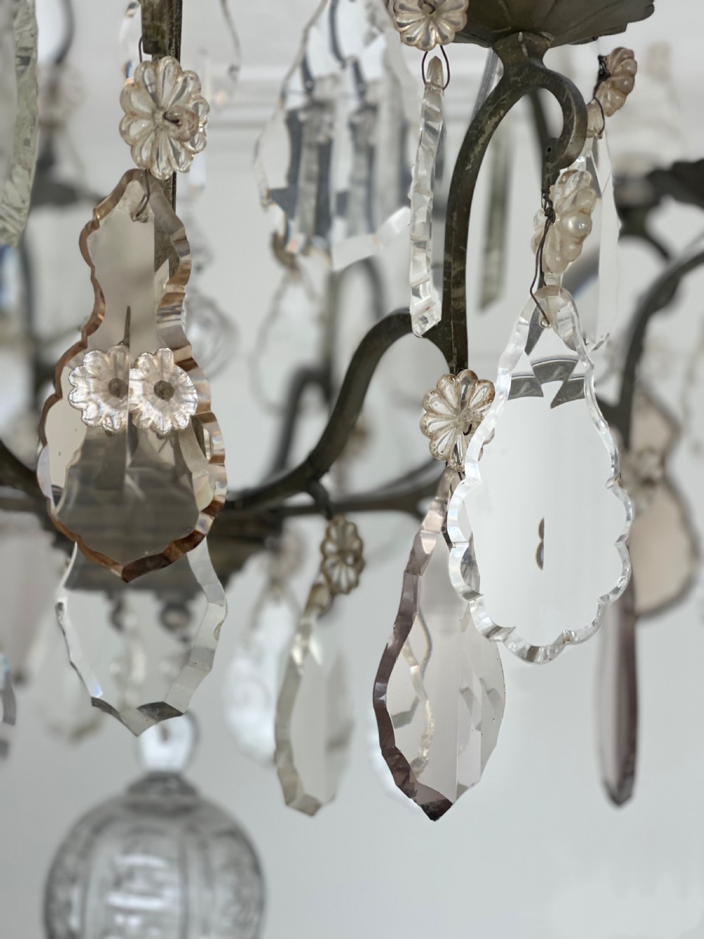 Large antique French chandelier  View VIII