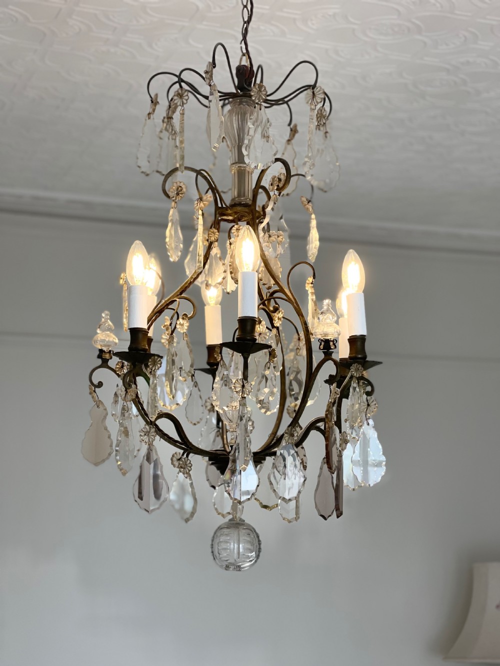 Large antique French chandelier  View XI