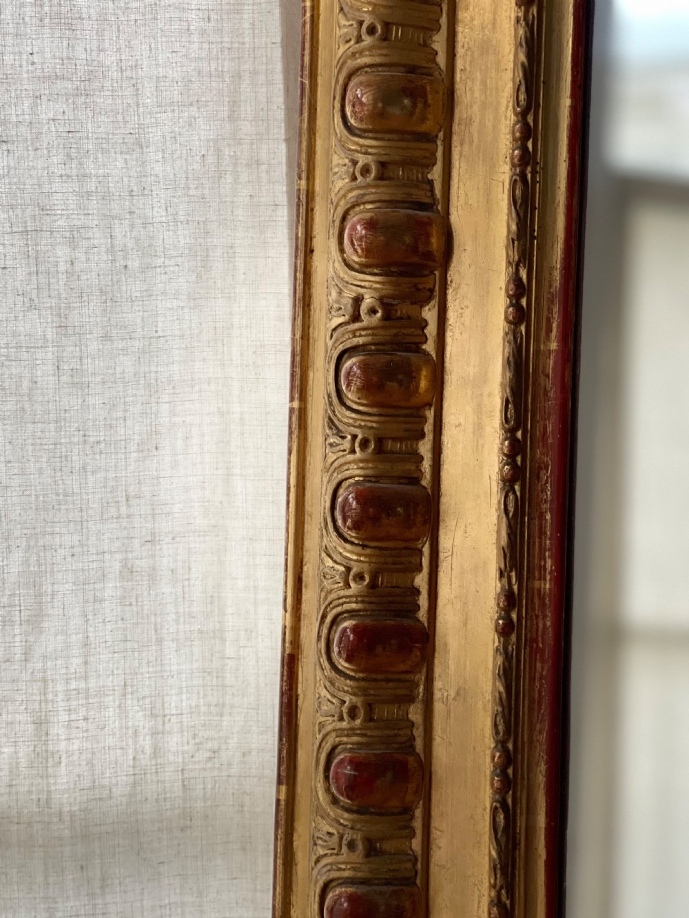 Large antique French gilt mirror  View VIII