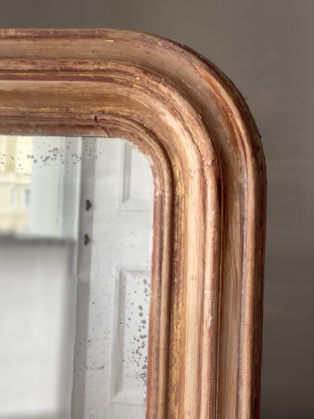Large antique French mirror  View III