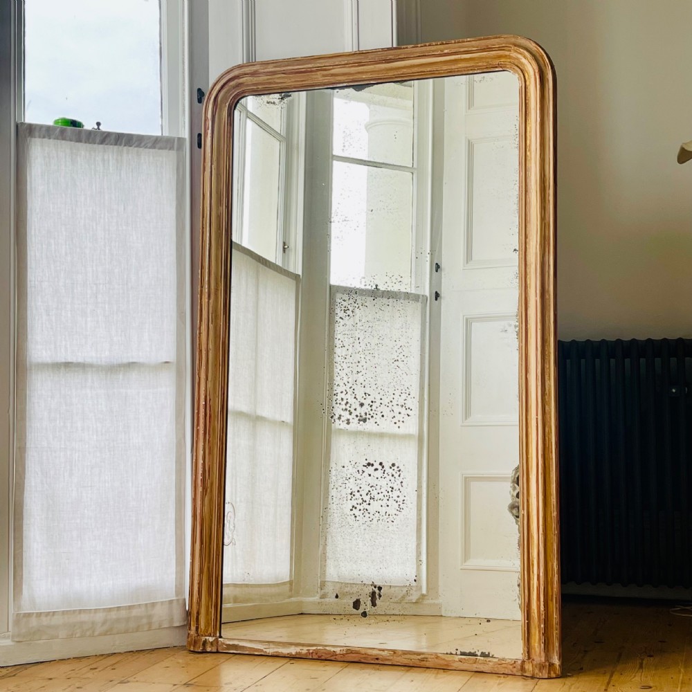 Large antique French mirror  View IV
