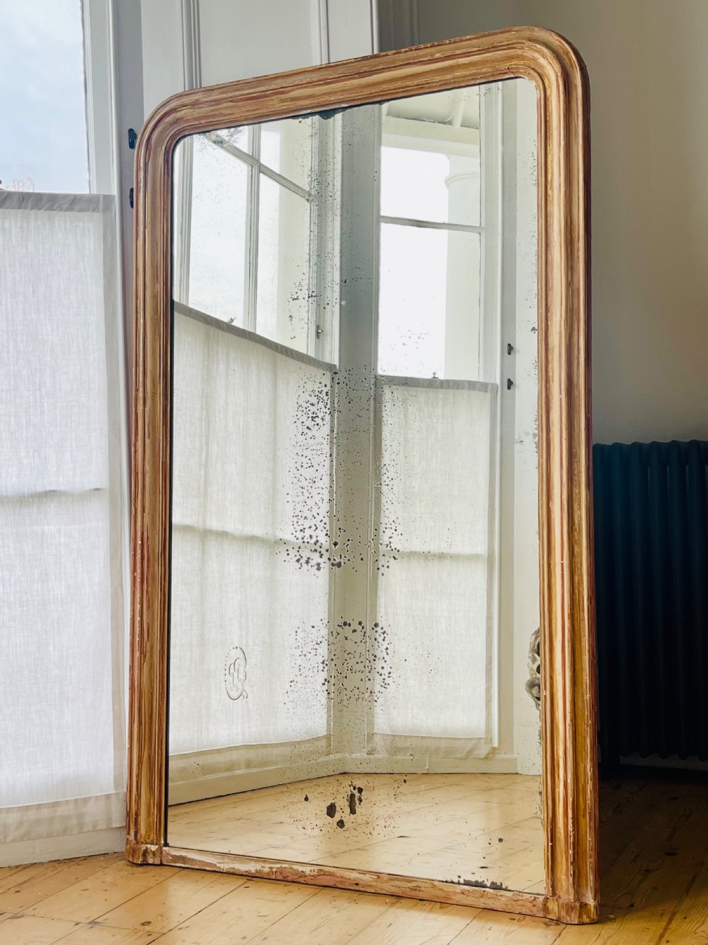 Large antique French mirror  View V