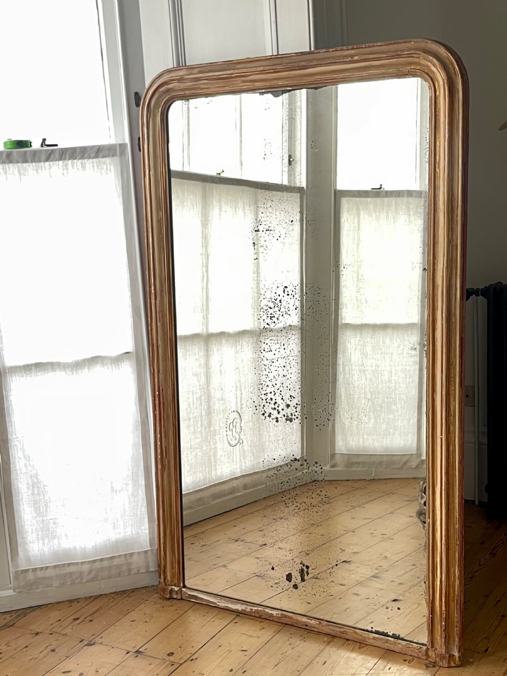 Large antique French mirror  View VI