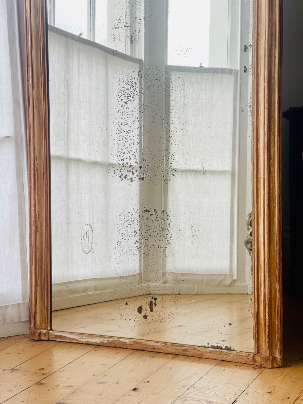 Large antique French mirror  View VIII