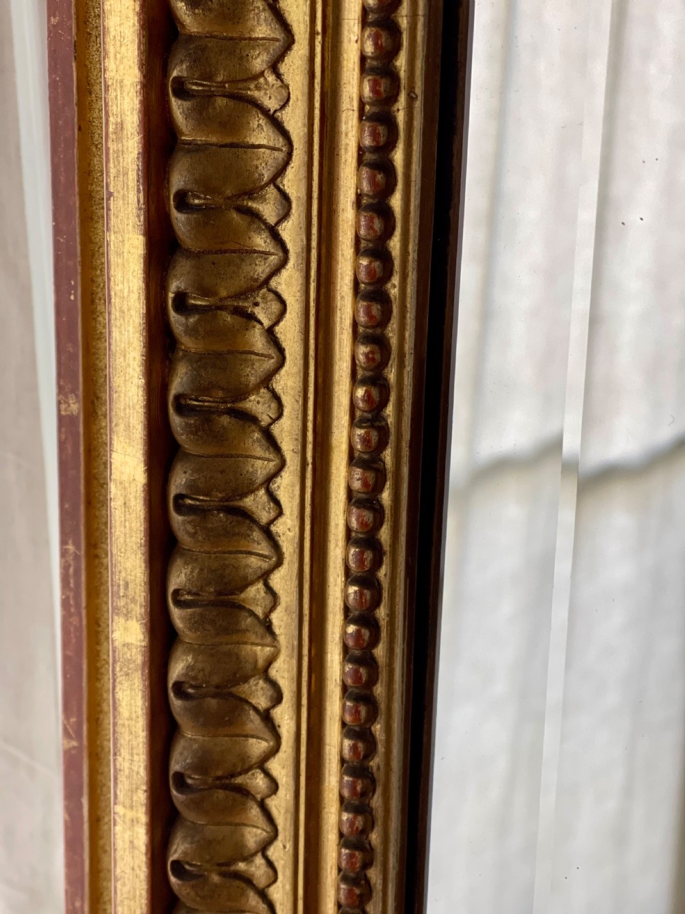 Large antique French gilt mirror  View IV