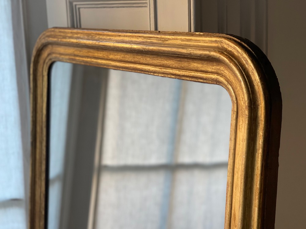 19th century French gilt mirror c1820 - mercury glass View IV