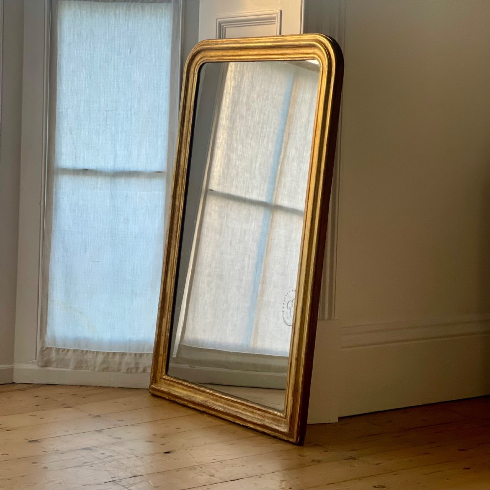 19th century French gilt mirror c1820 - mercury glass View VI