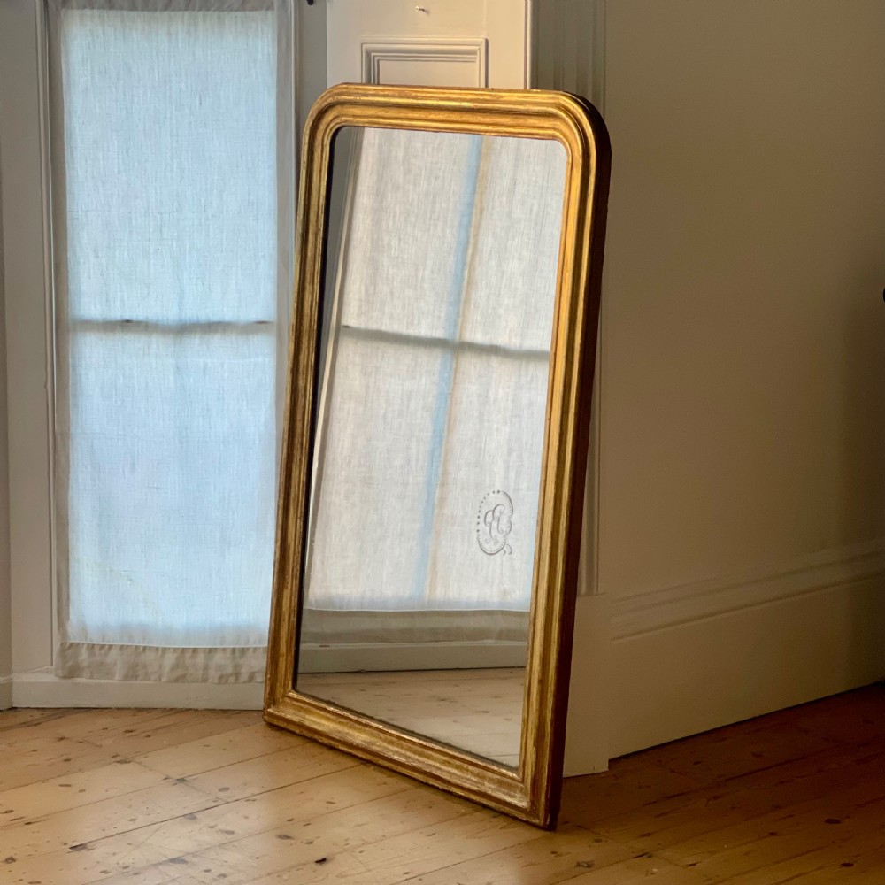 19th century French gilt mirror c1820 - mercury glass View VII