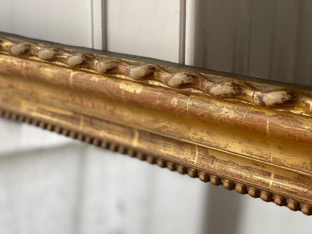 French gilt Louis Philippe mirror c1800 - mercury glass View III