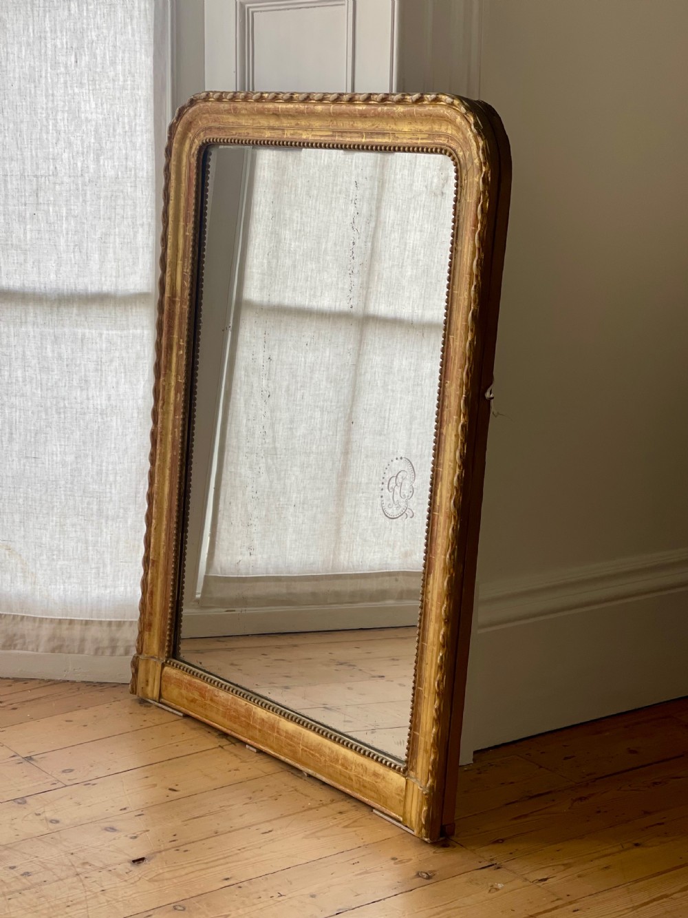 French gilt Louis Philippe mirror c1800 - mercury glass View VII