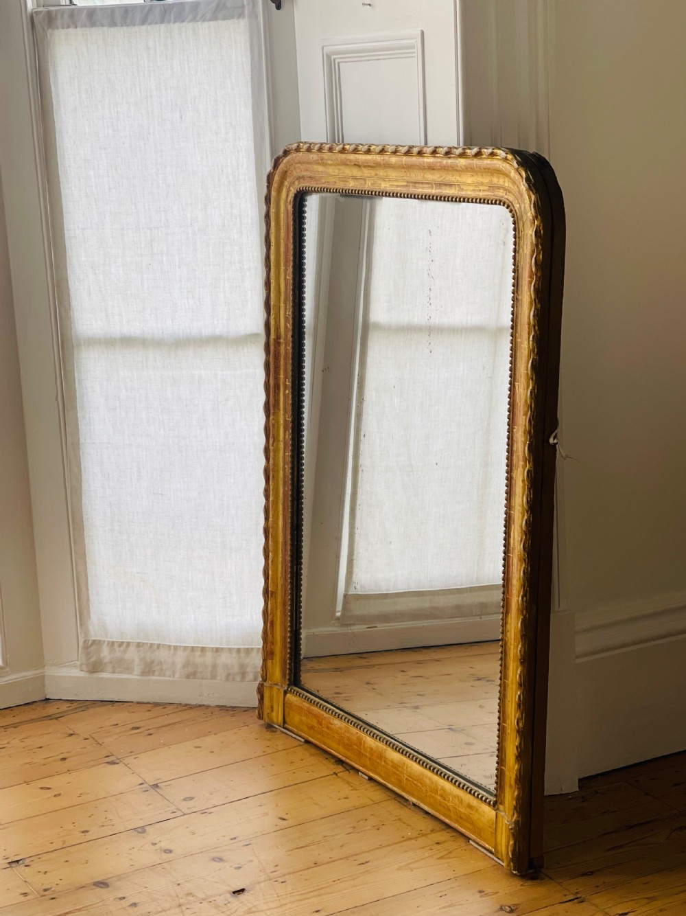 French gilt Louis Philippe mirror c1800 - mercury glass View VIII