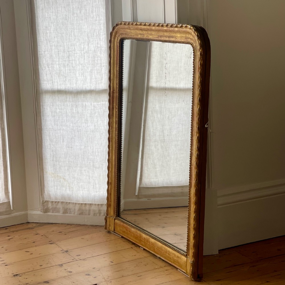 French gilt Louis Philippe mirror c1800 - mercury glass View IX