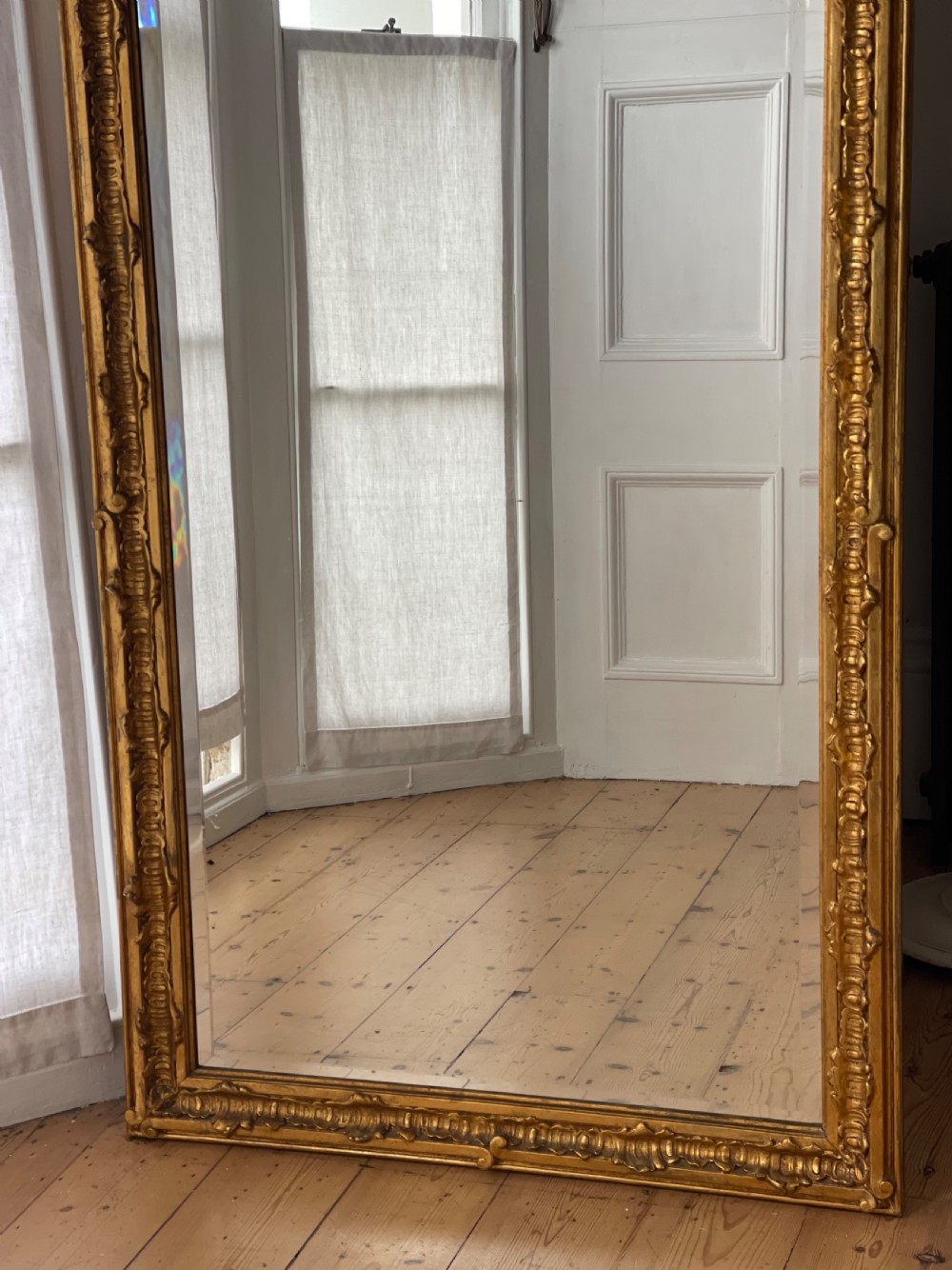 Antique French gilt mirror View VIII