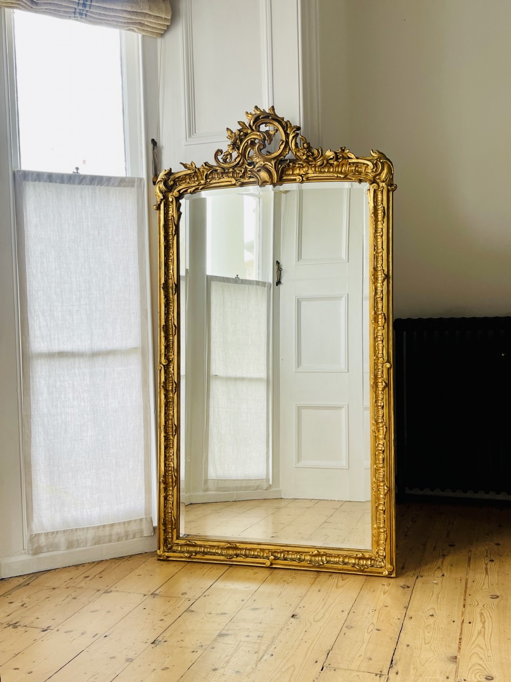 Antique French gilt mirror